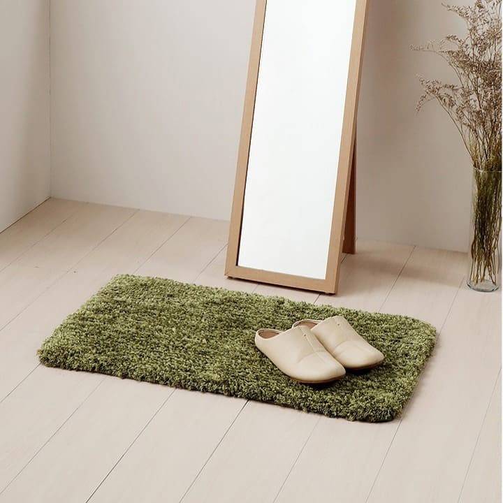 玄関マット ふんわりシャギーマット ボリュームタイプ 45×75cm 滑り