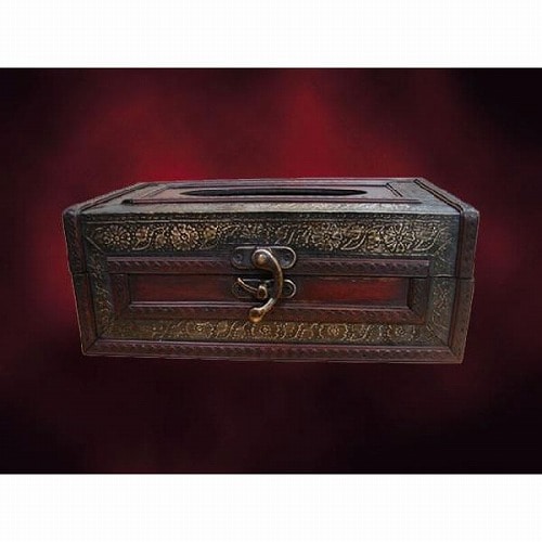 廃番】アンティーク風ティッシュケース（ティッシュカバー・輸入雑貨