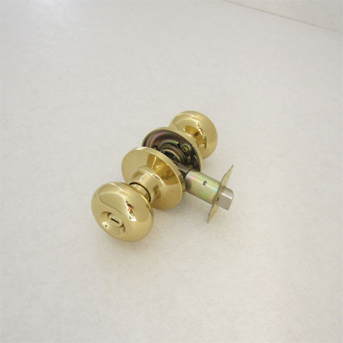 ドアノブ 内鍵付き 室内用 おしゃれ アンティーク風 金 ゴールド | INK