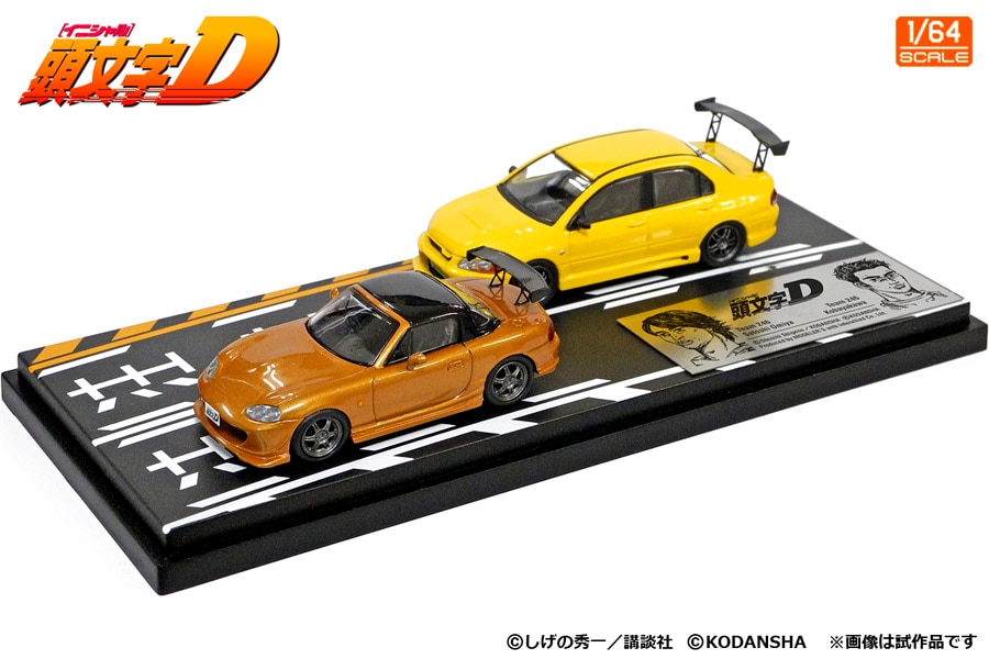 1/64 頭文字D セットVol.11末次トオルロードスター(NA6CE) & 川井淳郎