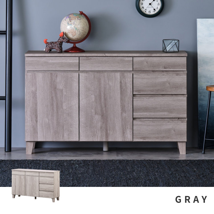 ISSEIKI RYON-4 SIDE BOARD 120 (MF-GRAY) | 【公式オンラインショップ