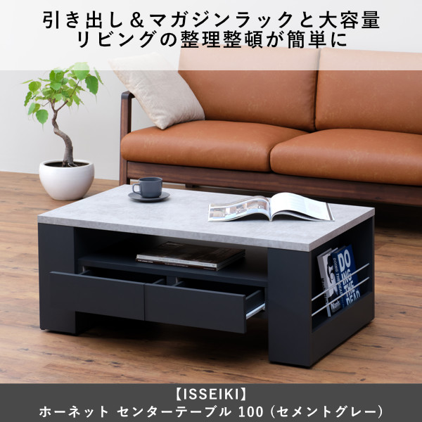 ISSEIKI HORNET-2 CENTER TABLE 100 (C-GY) | 【公式オンライン
