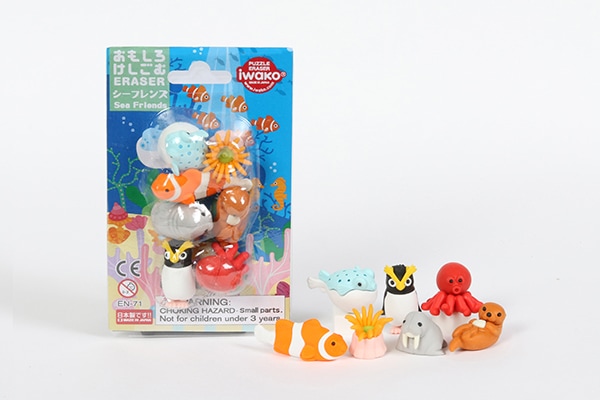 ブリスターパック消しゴム シーフレンズ | ブリスター＆プチケース