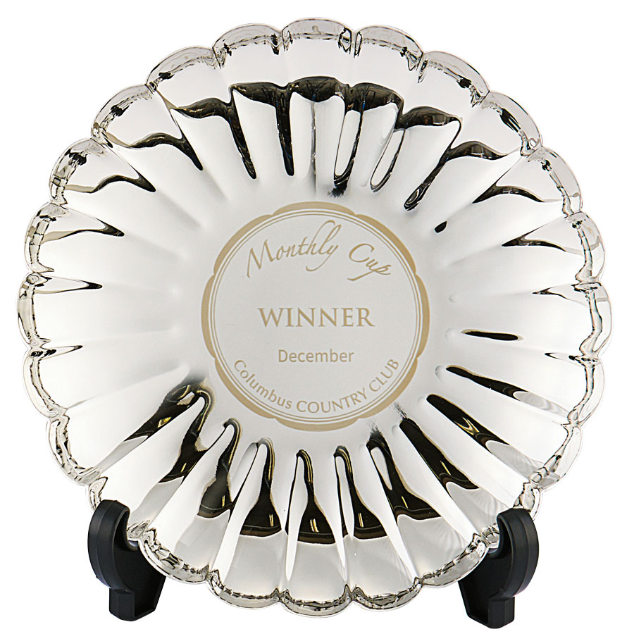 ゴルフ優勝杯 JP-W98-02-真鍮製菊皿 | ゴルフカップ | トロフィー