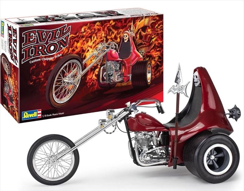 REVELL ハーレー スカル チョッパー プラモデル フィギュア J11471