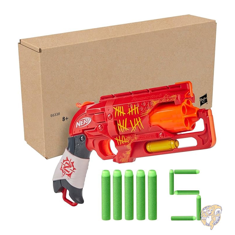 ナーフ NERF ゾンビストライク ハンマーショット ブラスター レッド