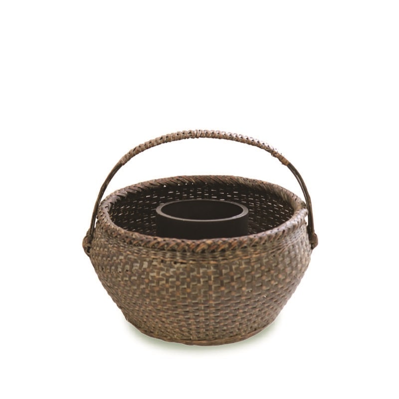 竹籠 No.4 柄付水盤篭 | 花器・花瓶,竹器 | フラワーショップ花楽