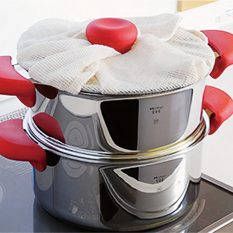 アウトレット]22cn両手鍋＆蒸し器セット／IH専用 | アウトレット | K+