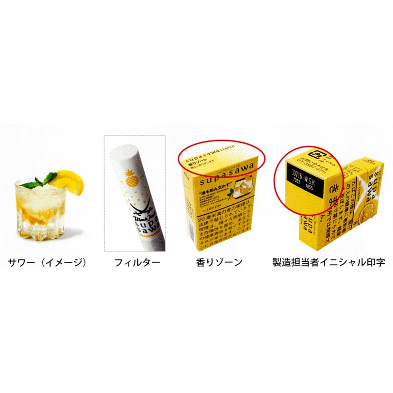 ブラックジャック・スパサワ・ライム8｜世界のたばこ通販