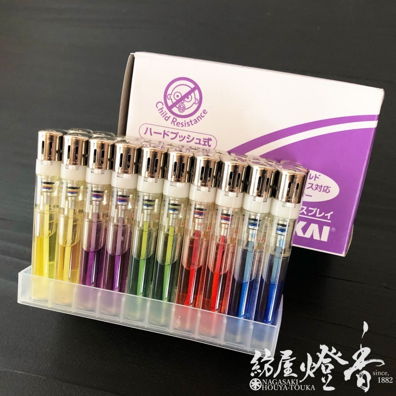 ライター/着火具『CRカラーガス電子ライター[CR-P2]【徳用ケース/20