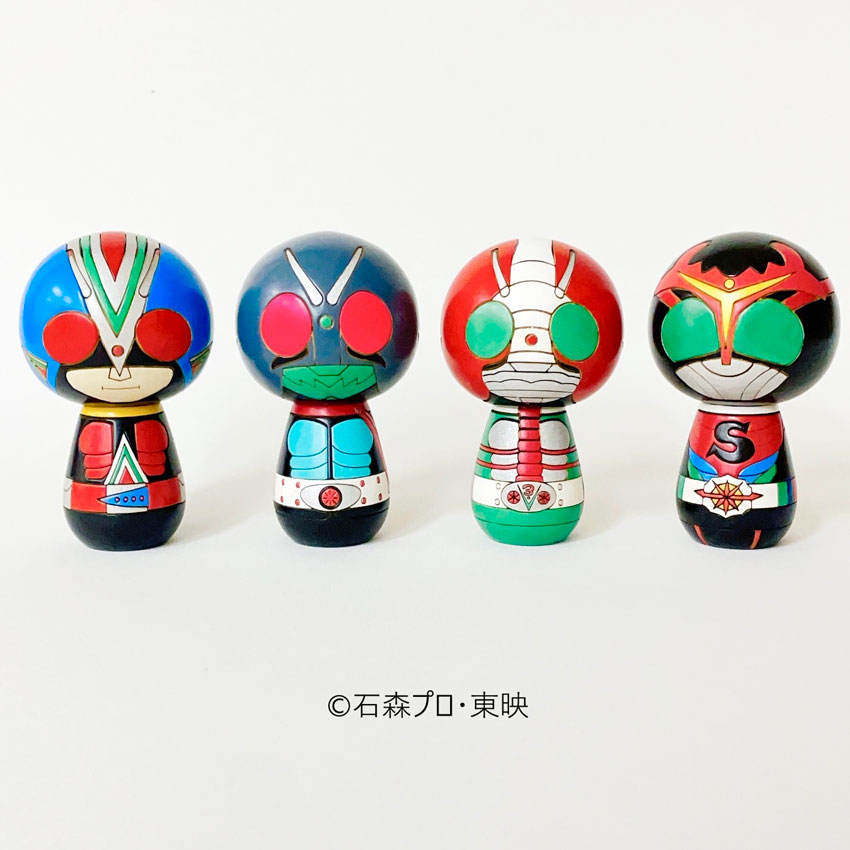 仮面ライダーこけし [ストロンガー] by 卯三郎こけし | 日本の