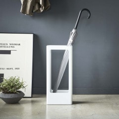 tower】スリムかさたて ブラック｜玄関・ガーデニング用品,傘立て