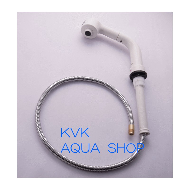 HC773DW】旧MYM 洗髪水栓用シャワー部（U14タイプ） ホワイト