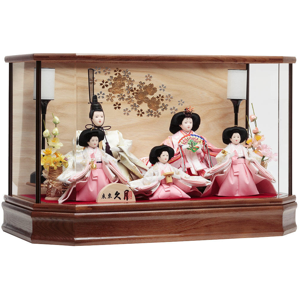 一点限り】雛人形 ケース飾り K50 一点限り】雛人形 ケース飾り K50