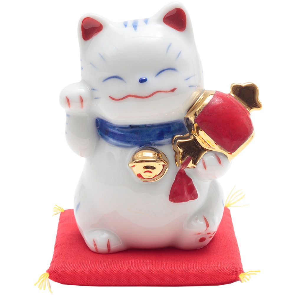 福呼び招き猫 福槌 SN-945 | 招き猫 | 【公式】 人形の久月オンライン