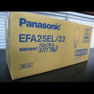 生産終了・代替品あり】EFA25EL/22 | Panasonic A25形(一般電球形状