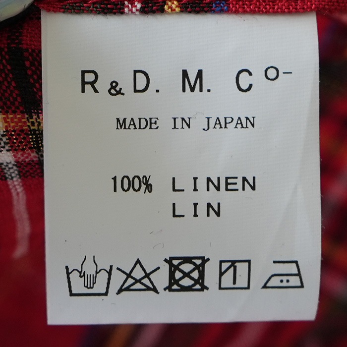 6038) R&D.M.Co-/OLDMANS TAILOR(アールアンドディーエムコー/オールド