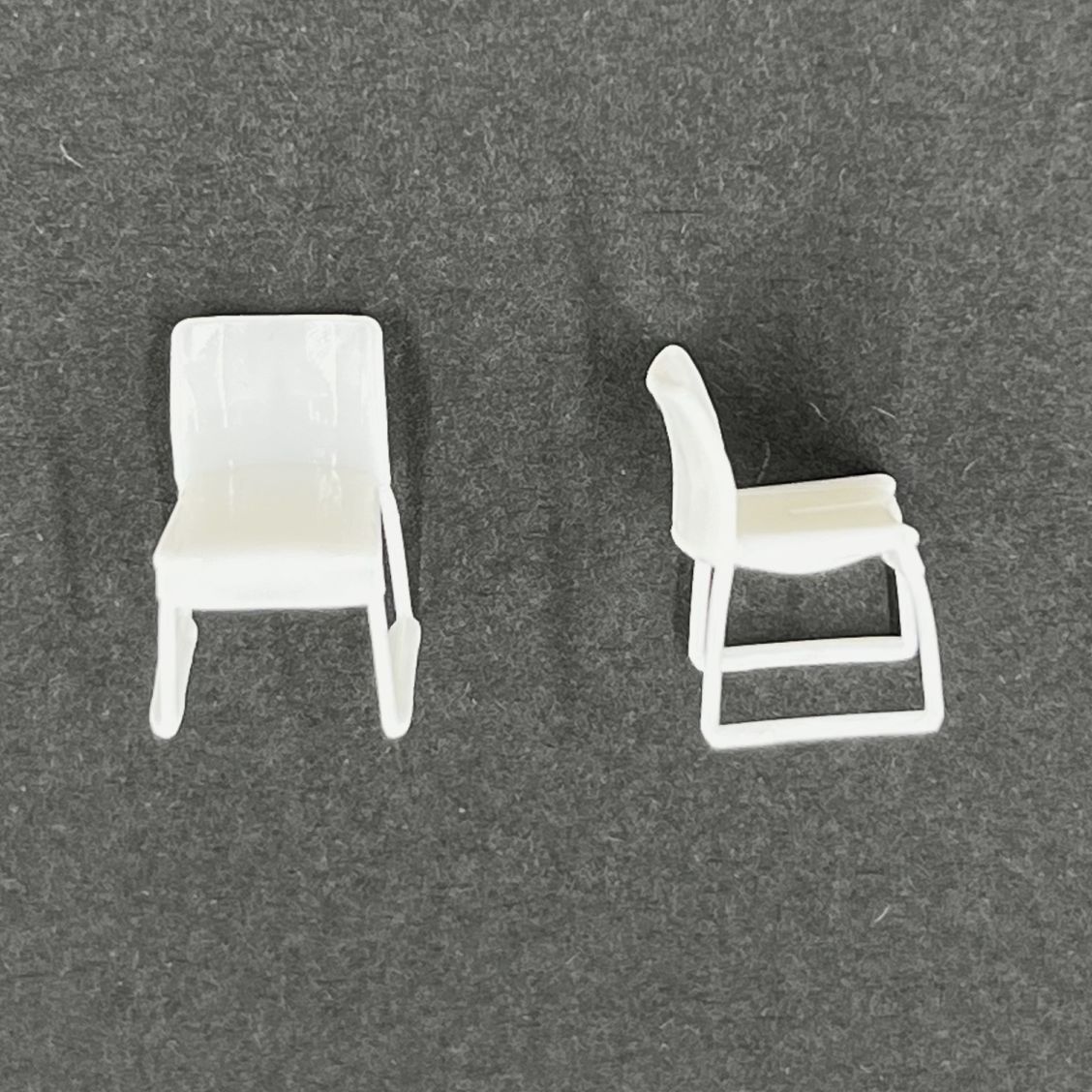 レモン インテリア模型 椅子D 1/100 | 建築模型材料,家具・人の表現