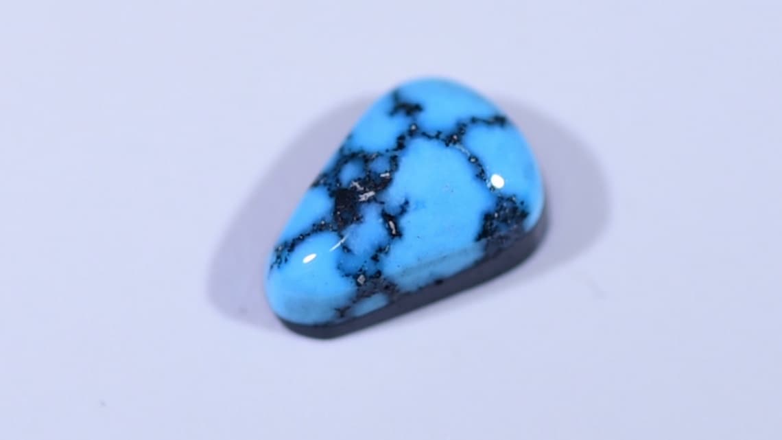 ターコイズ（キングマン産、バッキング有） 1.83ct | 天然石ルース（裸