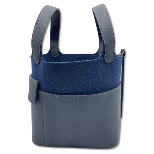 エルメス ピコタンロック ゴーチーム PM キャバン/ブルーニュイ/ブルー