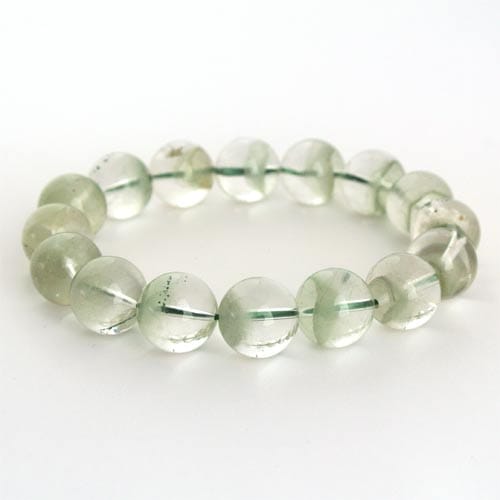 希少!クリアグリーンファントム水晶ブレスレット｜マライカ公式通販