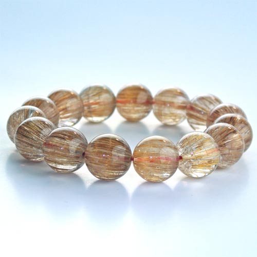 高品質レッドルチルクォーツブレスレット(AAA)｜マライカ公式通販