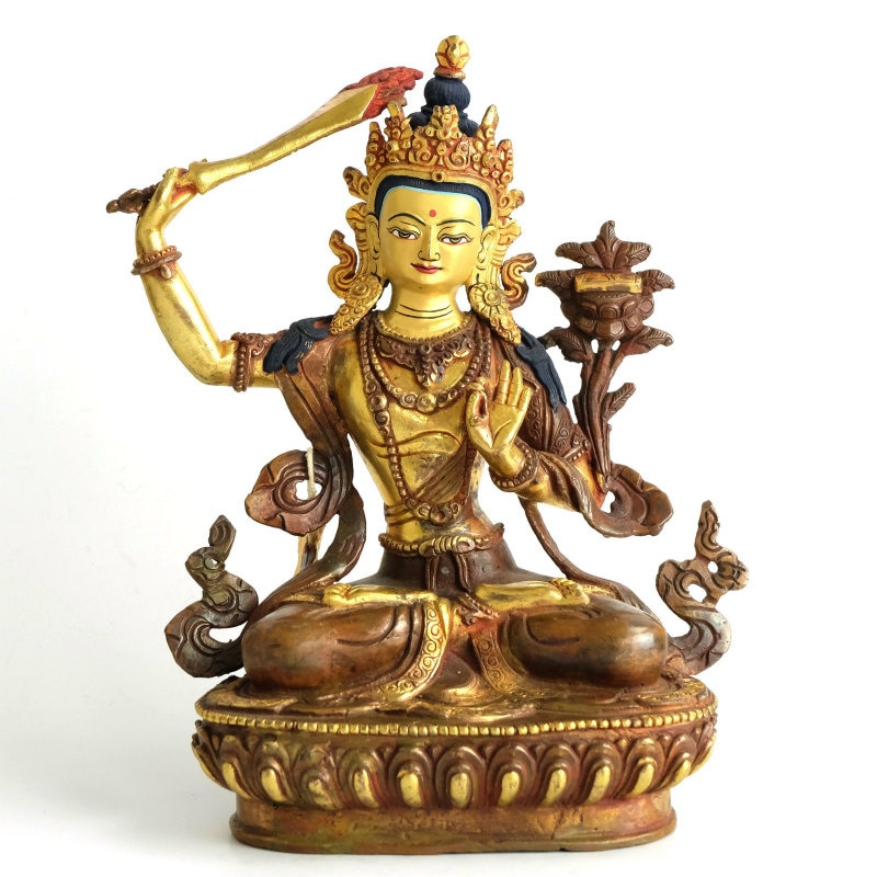 真鍮製 文殊菩薩 マンジュシュリー｜マライカ公式通販