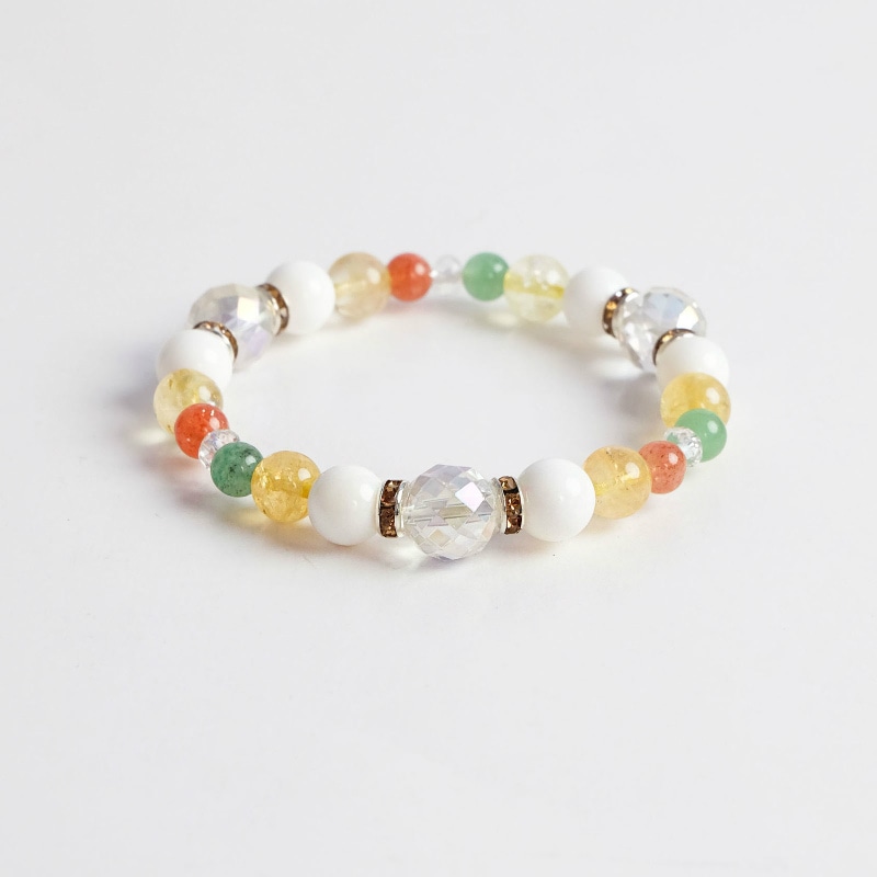 シトリン×サンストーンブレスレット 【メール便可】｜マライカ公式通販