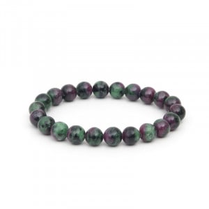 ルビーインゾイサイト丸玉ブレスレット9mm｜マライカ公式通販