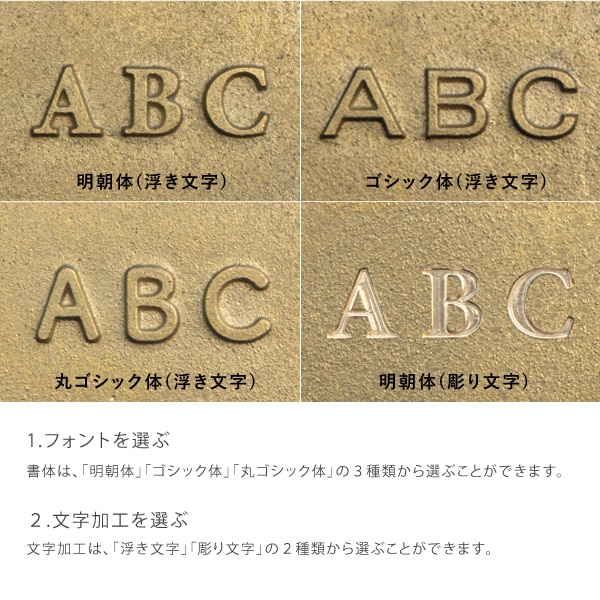 ネームプレート 1515 1列｜FUTAGAMIオンラインショップ「家と真鍮」