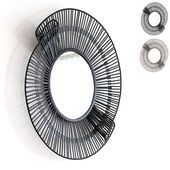 訳ありB品・アウトレット】PIN デザイン ミラー WAVE 壁掛け 鏡