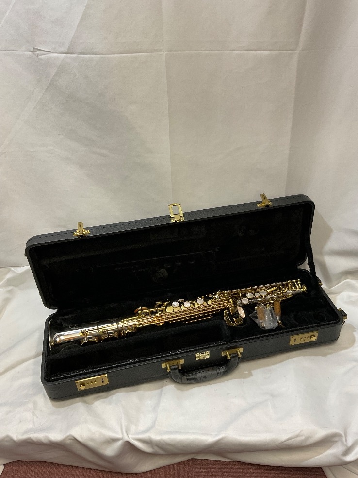 u55285 中古 ヤナギサワ S-9930 ソプラノサックス シルバーソニック