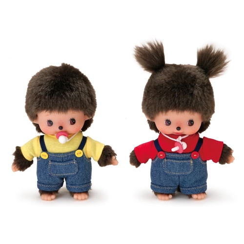 ベビチッチ Sサイズ 男の子 オーバーオール イエロー|【ぬいぐるみの