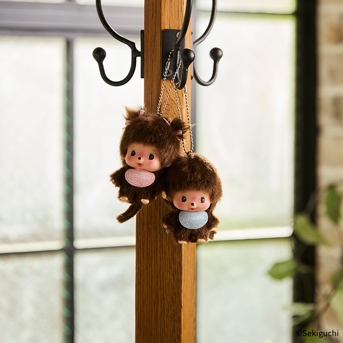 顔でかベビチッチ SS 女の子 キーチェーン|【ぬいぐるみのセキグチ