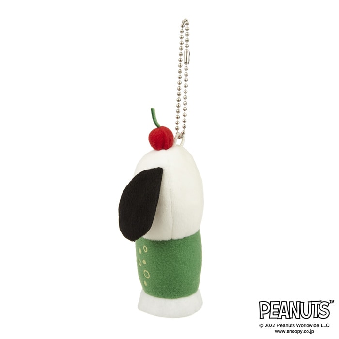 カフェスイーツ クリームソーダスヌーピー キーチェーンマスコット
