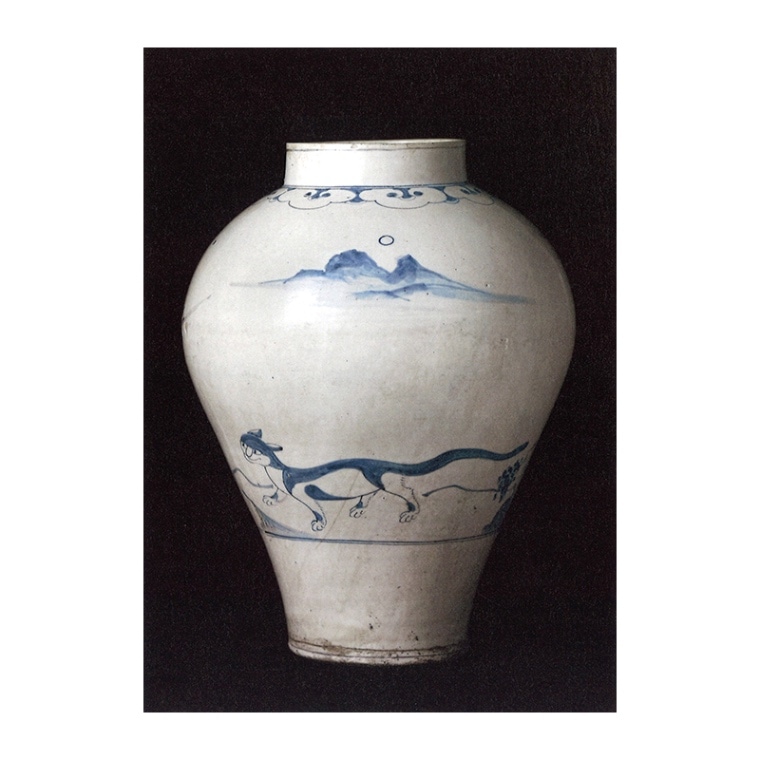 中国青磁花文盃時代箱付MR8208