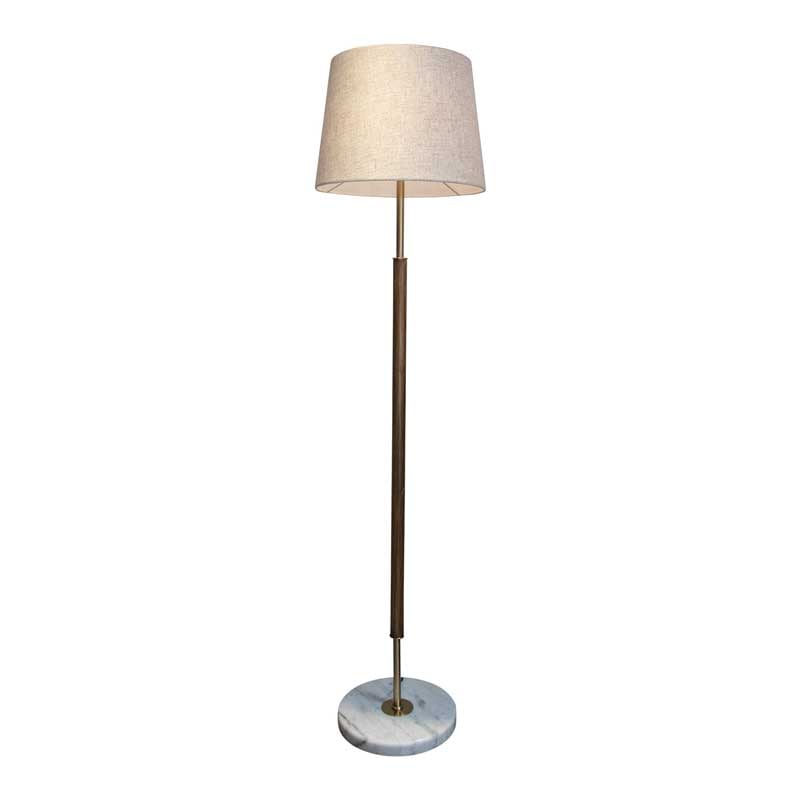 上質な空間を灯す大理石ベースのスタンドランプ｜優しい灯りのフロア