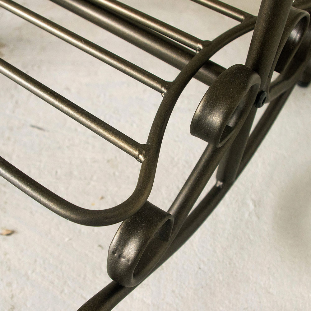 上品な曲線デザインのエレガントアイアンハンガーラック | インテリア