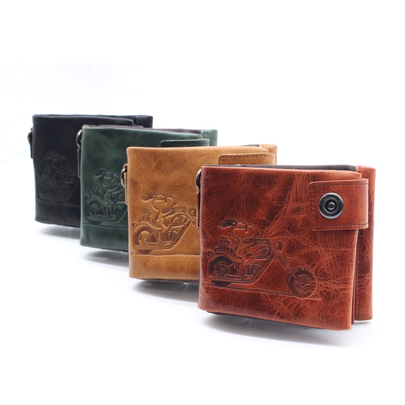 PEANUTS】スヌーピー×バイクの本革二つ折り財布 - ナダヤオフィシャル