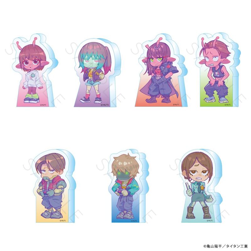 アニメ「銀河特急 ミルキー☆サブウェイ」 アクリルキーホルダー