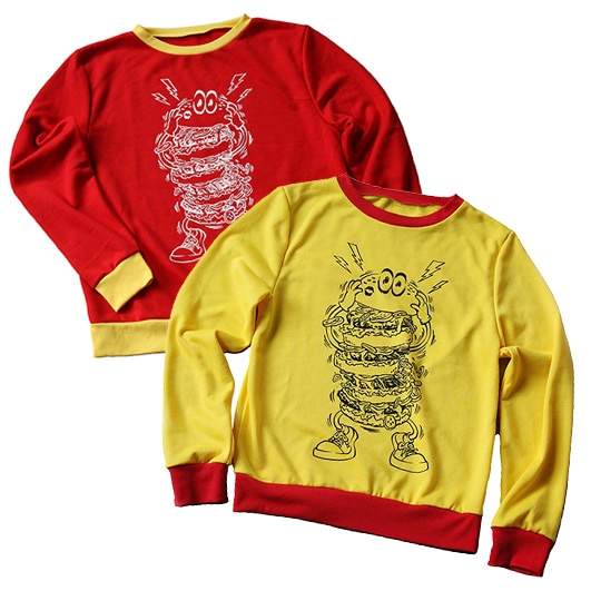 鬼束ちひろ & BILLYS SANDWITCHES BIGバーガースウェット【販売終了