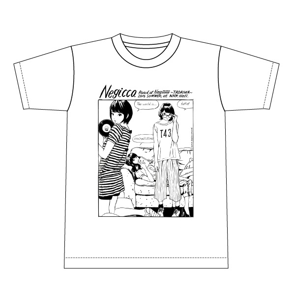 Negicco「江口寿史×Negicco Tシャツ」（復刻）【販売終了】 | 特集から