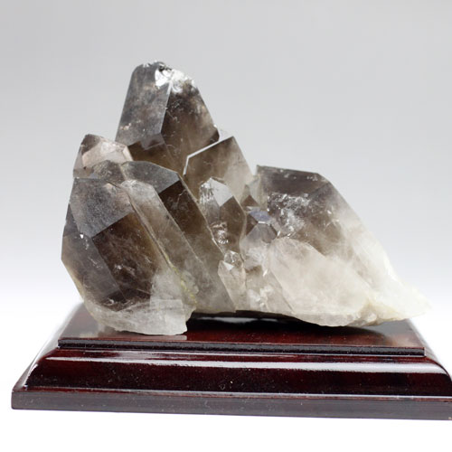 茶水晶クラスター〔3865〕 250g：原石（天然石 パワーストーン