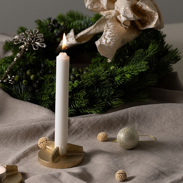 キャンドルホルダー - Wedge - S｜錫製雑貨・酒器の通販は能作