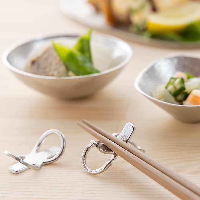 箸置 - 8 - 2ヶ入｜錫製雑貨・酒器の通販は能作オンラインショップ