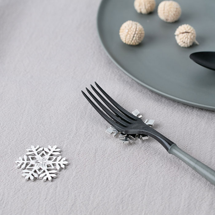 箸置 - ティンクリスタル - 5ヶ入｜錫製雑貨・酒器の通販は能作