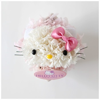 プリザーブドフラワー ハローキティ ピンク small size | プリザーブド