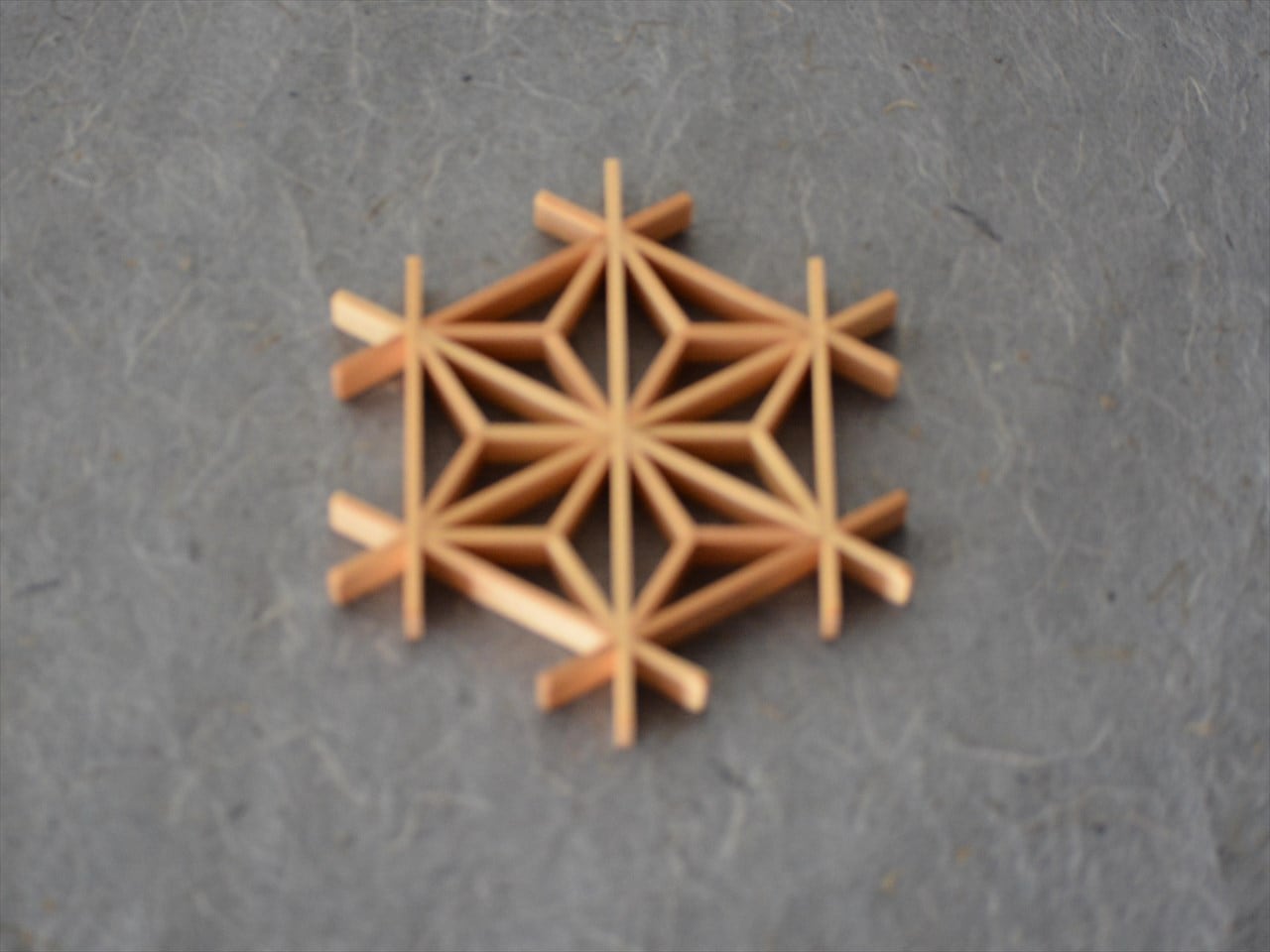 大川組子キット 麻の葉（仁田原建具製作所） | 大川特産品,木工体験