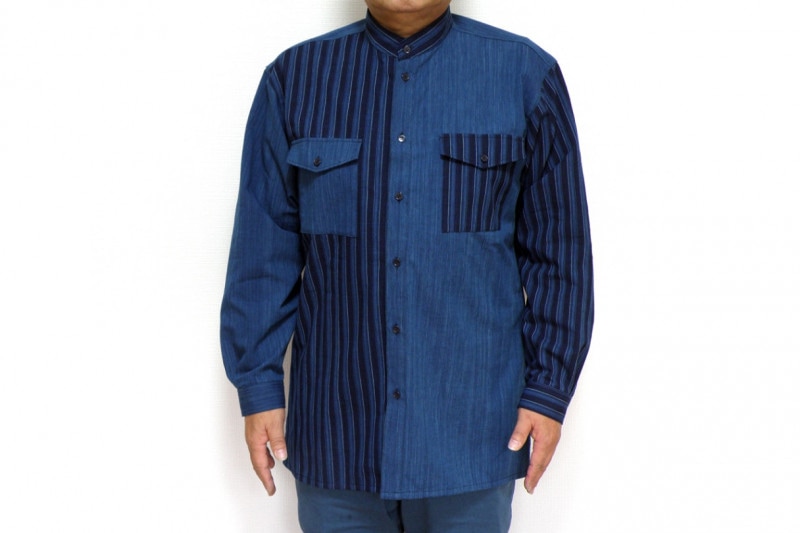 松阪木綿 割ぽう着（後ろ紐） | すべての商品 | おかげ横丁公式