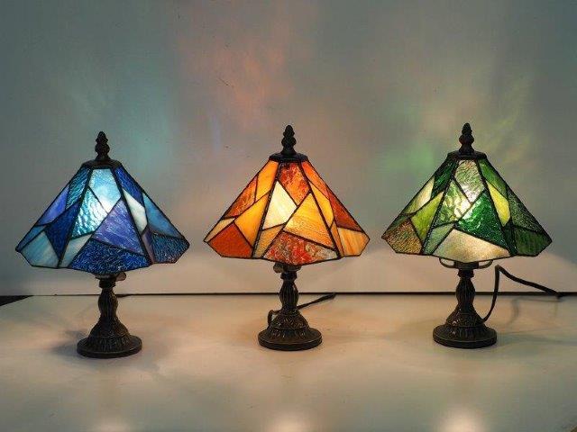 スタンド型ランプ「色彩」 | お店別,ステンドグラス工房 walk on